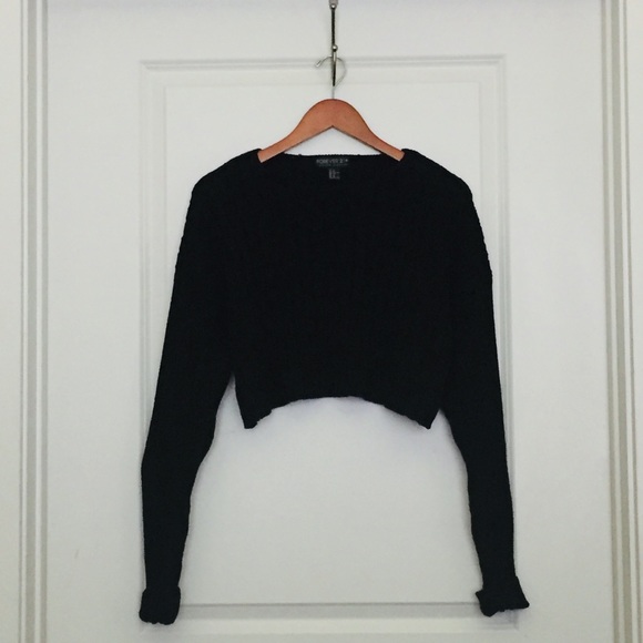 Forever 21 Sweaters - Cropped Knit Sweater